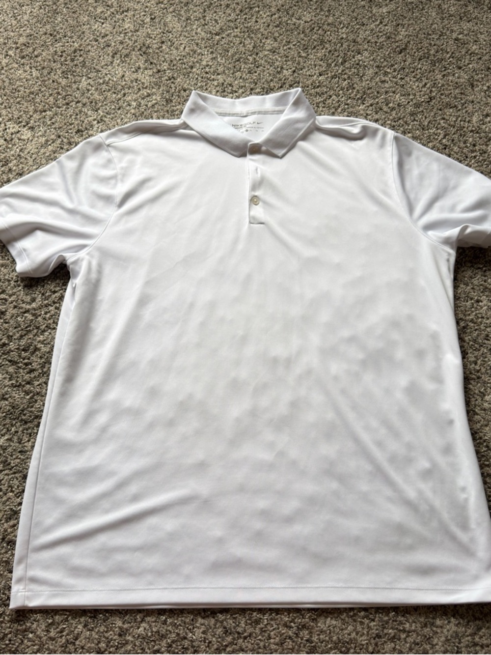 Nike White Men’s Polo Shirt